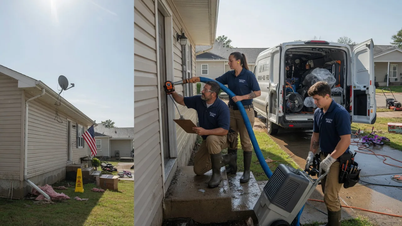 Ceiling Water Damage Restoration in Albany, MO near me